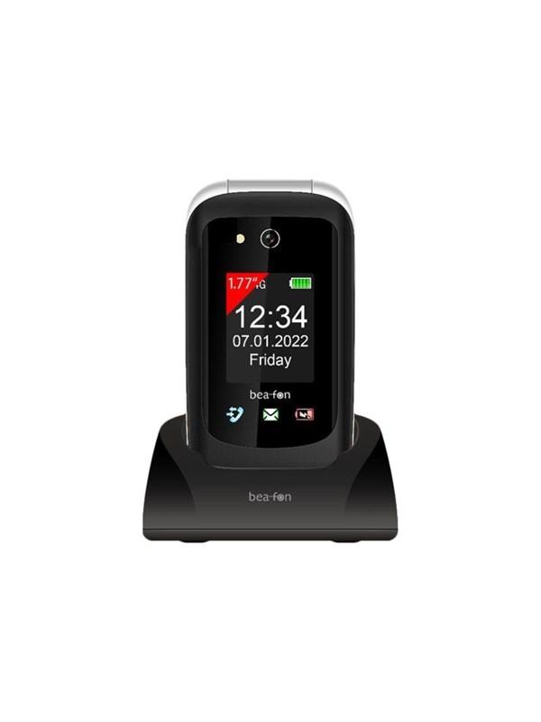 Beafon Silver Line SL720i 4G Telefon - Sort/Sølv