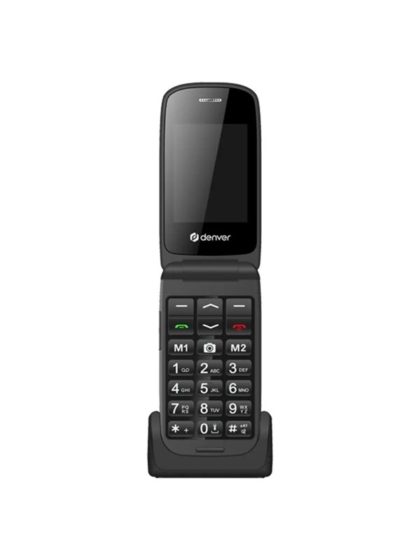 Denver Bas 24600L - 4G Senior Flip-Telefon med SOS Funktion
