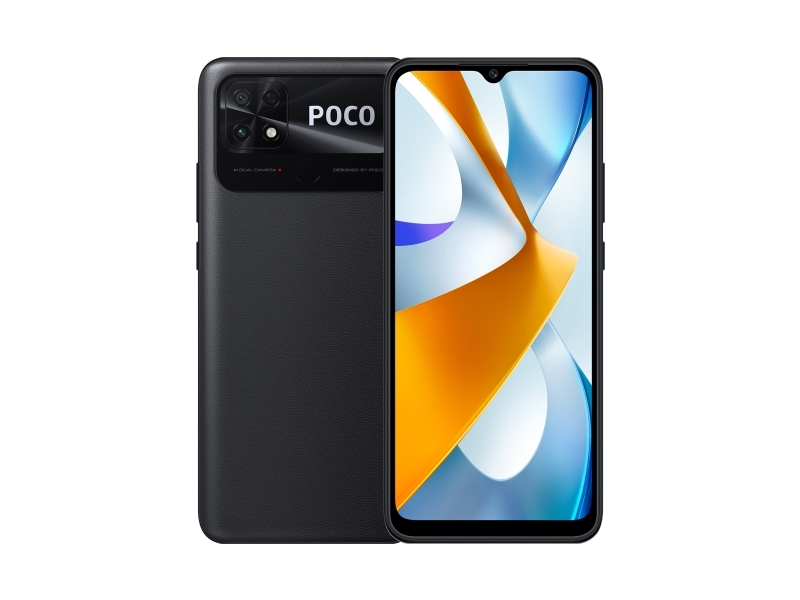 Poco C40 Mobiltelefon - 6,71", 4GB RAM, Android 11, Sort
