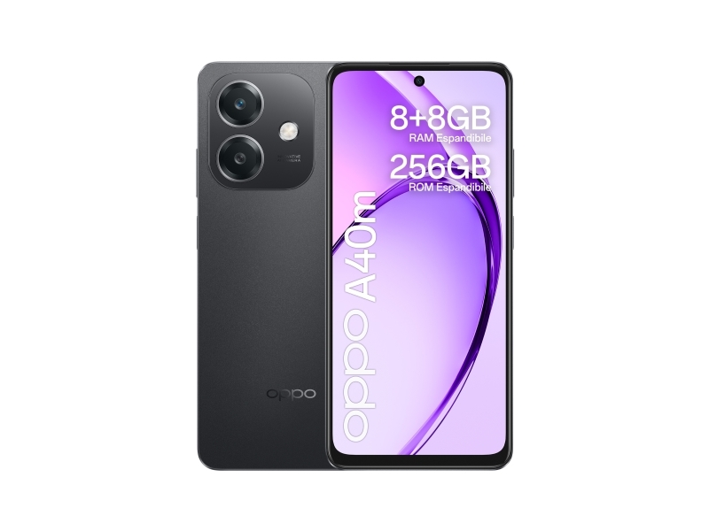 Oppo A40m Mobiltelefon - 8 GB, 256 GB, 50 MP, Android 14
