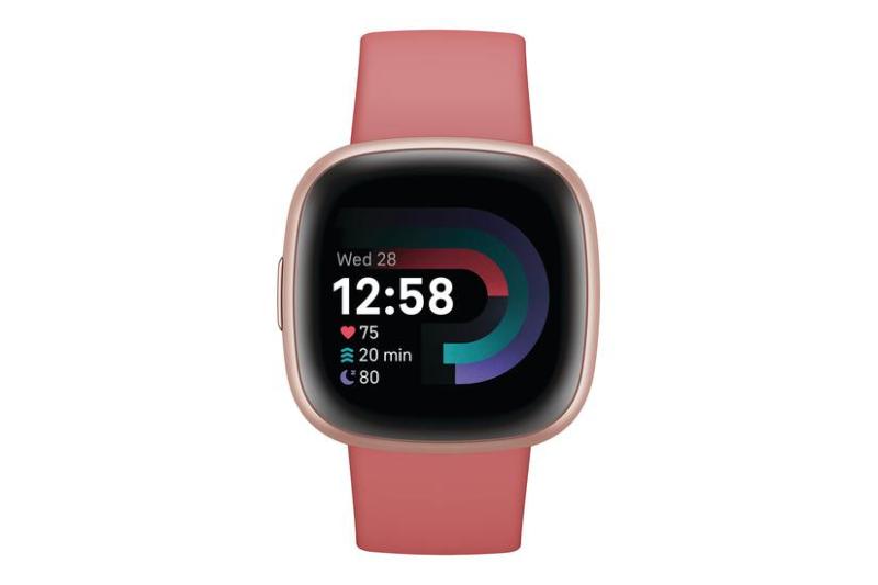 Fitbit Versa 4 Smart Ur i Kobberrose - Træningsur Tilbud