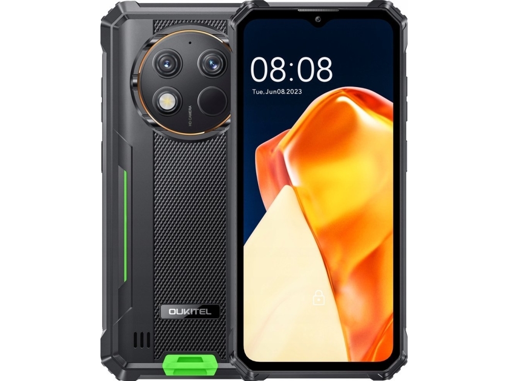 G1 6 256gb Sort Grøn (g1 Gn Ol) Smartphone fra Oukitel