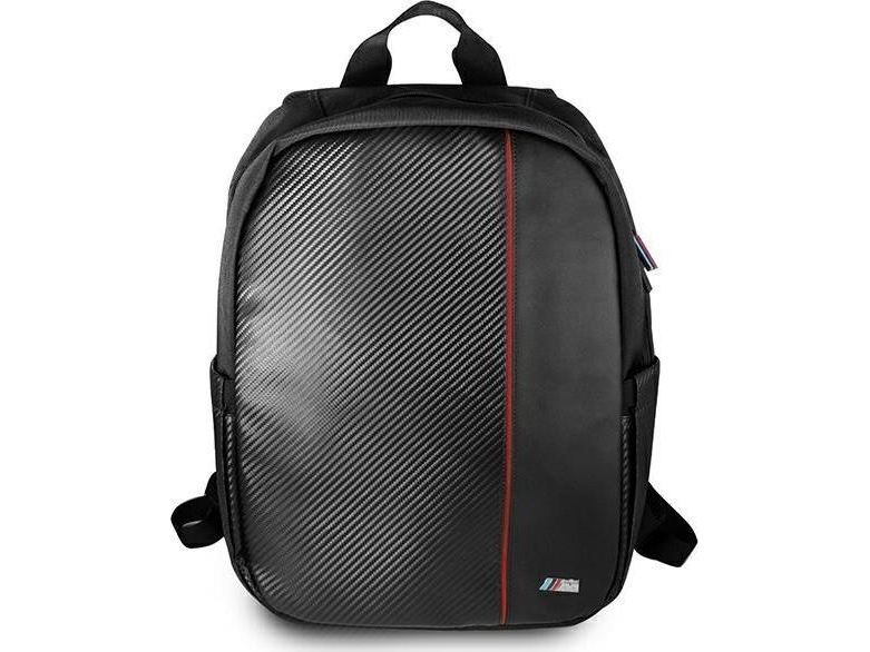 Bmbpco15caprbk Backpack 16" Black Carbon Red Stripe fra Bmw