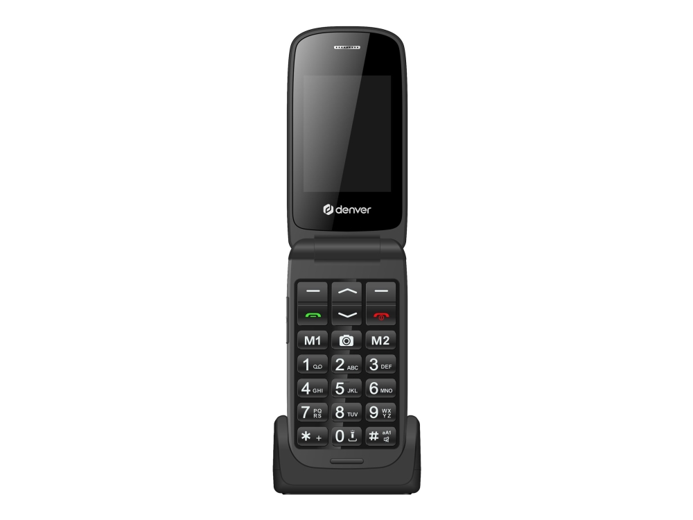 Bas 24600l   4g Funktionstelefon   Microsd Slot   Lcd Skærm   Rear Camera 0,3 Mp fra Denver