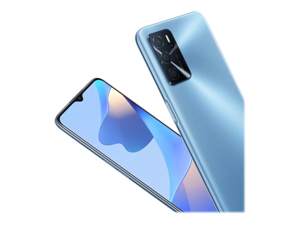 A16   4g Smartphone   Dual Sim   Ram 4 Gb   Intern Hukommelse 64 Gb   Microsd Slot   Lcd Skærm   6.52"   1600 X 720 Pixels (60 Hz)   3x Bagkamer fra Oppo