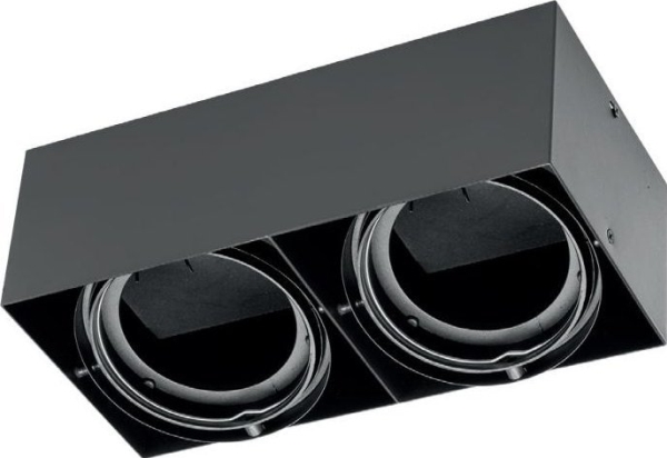 Loftsarmatur Pireo N Dobbelt Ip20 Sort  Sort Op Piren2 20 fra Gtv