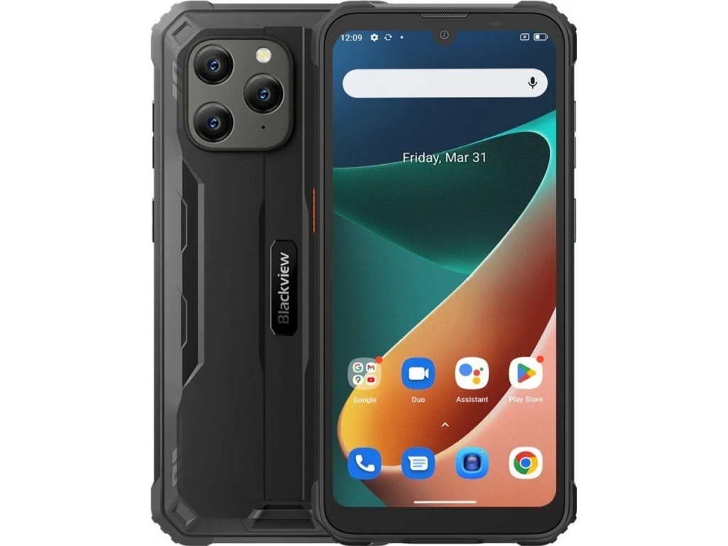 Bv5300 Pro 15.5 Cm (6.1&quot ) Dual Sim Android 12 4g Usb Type C 4 Gb 64 Gb 6580 Mah Black fra Blackview