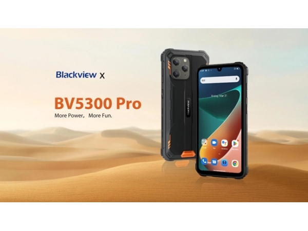 Bv5300 Pro 4 64gb Smartphone Black   Smartphone, Skifer, Dual Sim, 15,5 Cm (6.1"), Bluetooth, 6580 Mah, Sort fra Blackview