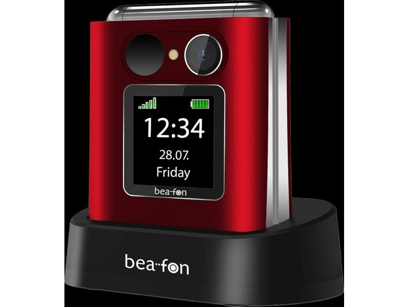 Bea Fon Fold 10 Lte Rød Mobiltelefon fra Beafon