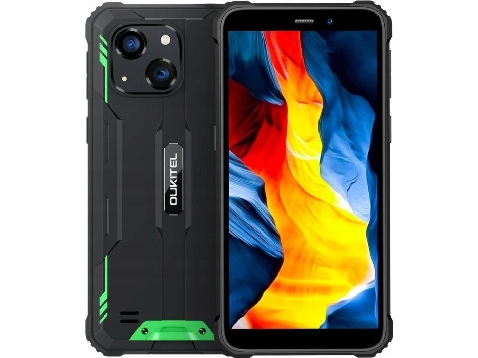 G2 6" 4 64 Ds. 6300 Mah(green) Smartphone Without Charger fra Oukitel