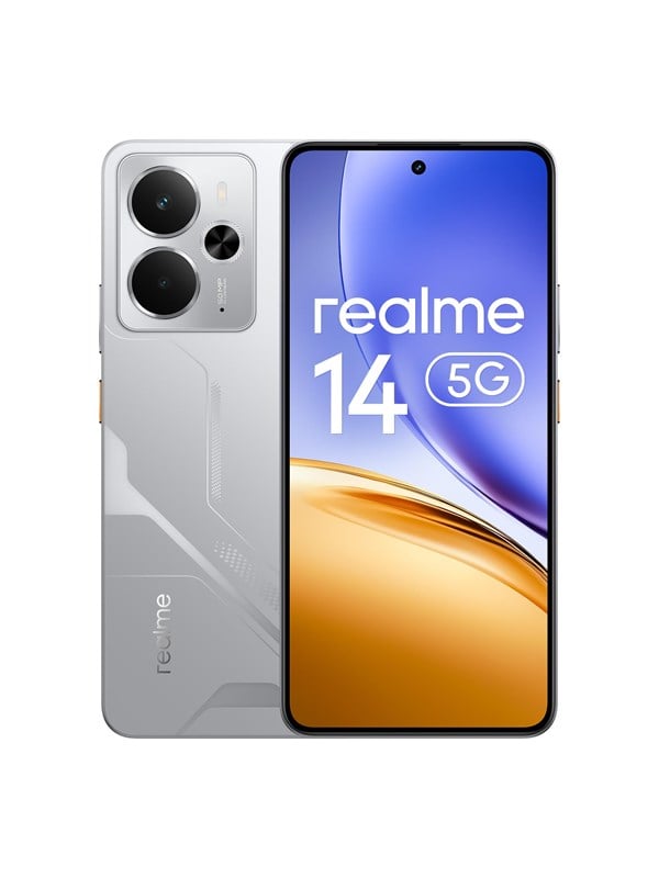 14 5g 256gb 8gb   Mecha Silver fra Realme