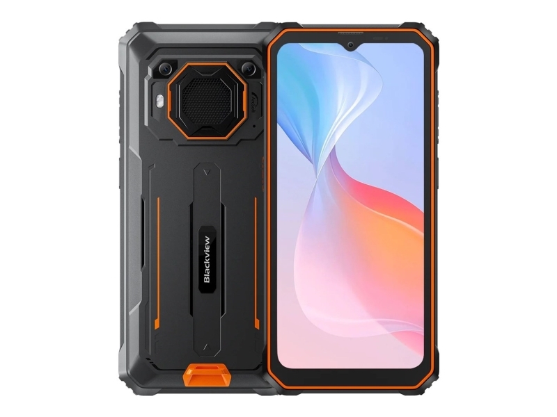 Bv6200 Pro 4 128gb Sort Og Orange Smartphone (bv6200pro Oe Bv) fra Blackview
