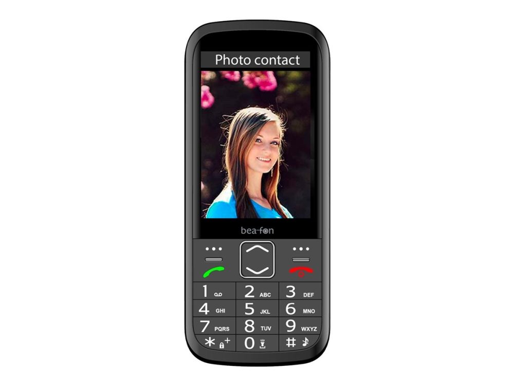 Bea Fon Silver Line Sl270   Funktionstelefon   Microsd Slot   Lcd Skærm   320 X 480 Pixels   Rear Camera 3 Mp   Sort fra Bea-fon Mobile