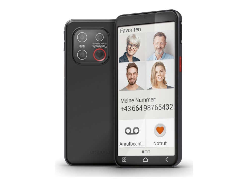 Smart.6lite   4g Smartphone   Ram 6 Gb   Intern Hukommelse 128 Gb   Microsd Slot   Lcd Skærm   5.45"   1440 X 720 Pixels   3x Bagkamera 13 Mp fra Emporia