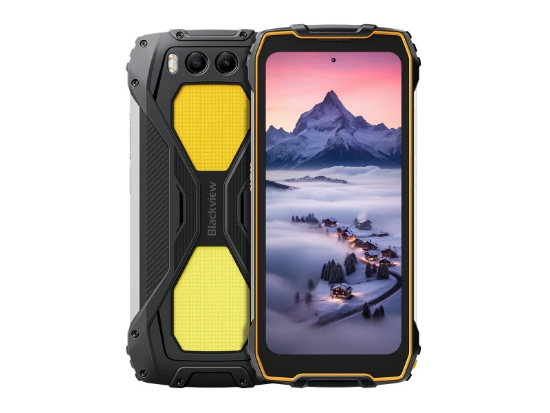 Bv7300 6 256gb Sort Og Gul Smartphone (bv7300 Yw Chout Bv) fra Blackview