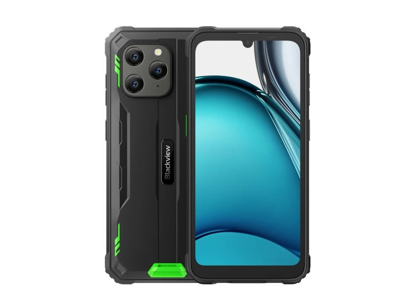 Bv5300 Plus, 15,5 Cm (6.1"), 8 Gb, 128 Gb, 13 Mp, Android 13, Sort, Grøn fra Blackview