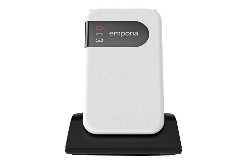Emporiasimplicityglam Hvid   Funktionstelefon   64 Mb   Gsm fra Emporia Telecom